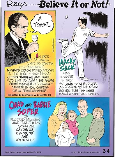 In 1972, during a visit to Canada, U.S. President Richard Nixon raised a toast to the then 4-month-old Justin Trudeau and said, 