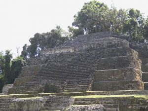 Mayan temple Lamanai, Belize