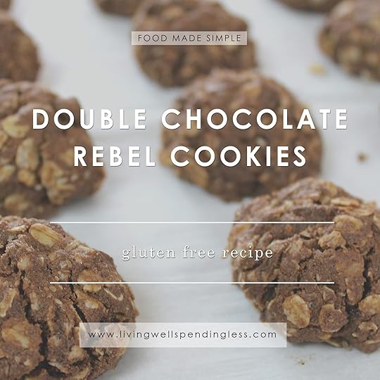 Gluten Free Cookies | Double Chocolate Rebel Cookies | Easy Cookie Recipe | Chocolate Cookies | Valentine's Day Desserts