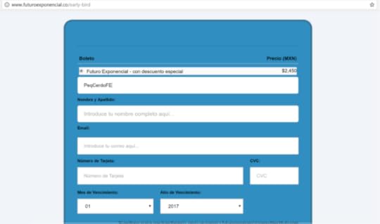 Futuro exponencial descuento