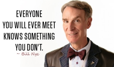 people you meet know something you don't