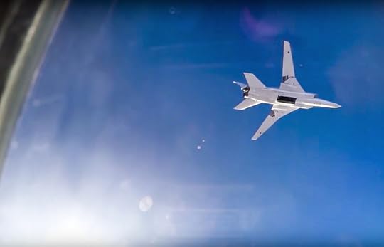 Russian long range bomber taking off from a base in Iran, August 16, 2016