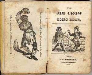 Minstrel shows featured a character named 
