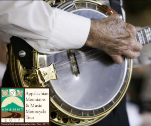 We will visit the Blue Ridge Music Center and learn the history of bluegrass music on the Appalachian Mountains and Music Motorcycle Tour
