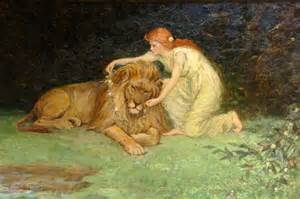 Image result for maiden and lion