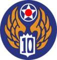 Patch of the US Tenth Air Force