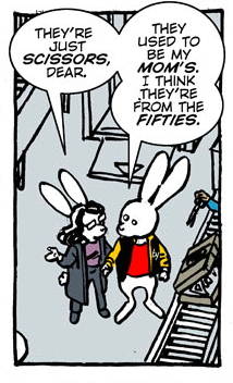 ty templeton bun toons scissors panel