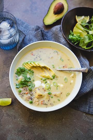 Cilantro-Lime Chicken Soup with Yogurt recipe | FoodforMyFamily.com