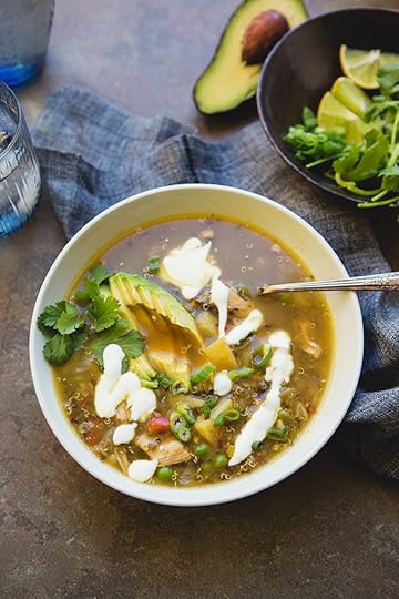 Cilantro-Lime Chicken Soup with Yogurt recipe | FoodforMyFamily.com
