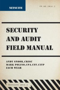 NetSuite Security and Audit Field Manual Cover