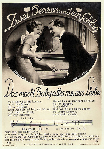 Lilian Harvey and Wolf Albach-Retty in Zwei Herzen und ein Schlag (1932)