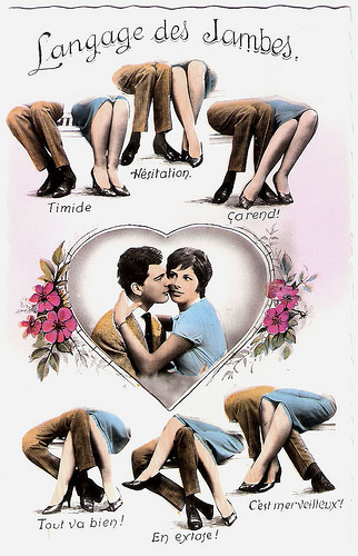 Valentine's Day: Langage des jambes