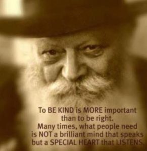 being kind more important than being right