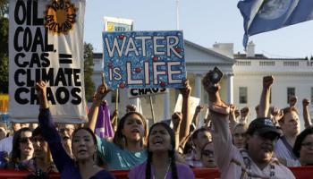 Standing Rock.. Blockade goes on.. Oil+ Gas = Climate Chaos