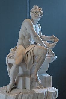 Hephaestus at his forge (The Louvre, Wiki)