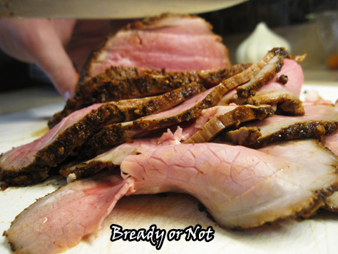 Bready or Not: Chili and Coffee-Rubbed Sliced Roast Beef 