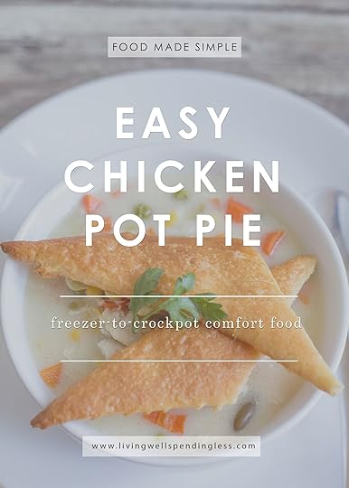 Easy Chicken Pot Pie | Freezer to Crock Pot Meal | Chicken Recipe| Comfort Food Made Simple | Meal Planning