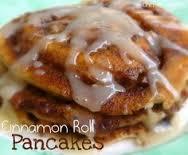 Image result for recipe girl cinnamon roll pancakes pinterest