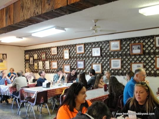dining room at B&C Seafood in Vacherie, Louisiana