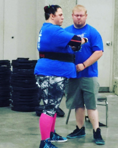 Samantha Coleman the first woman to deadlift 600lbs and her husband Kyle