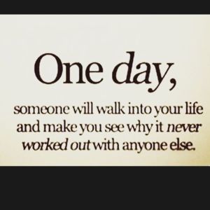 Motivational quote for singles on Valentine's Day.