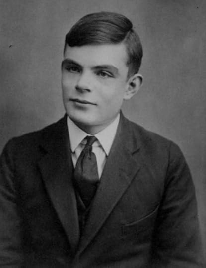 Alan Turing, aged 16 by unknown. Public domain via Wikimedia Commons.