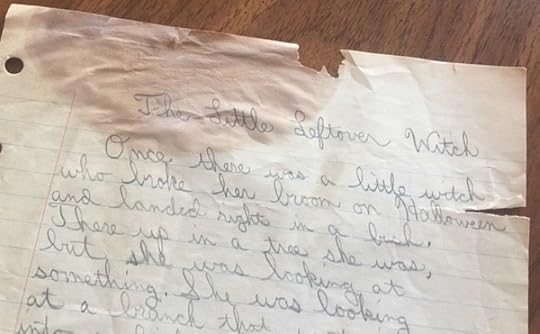 Proof of my love for writing, from an early age.