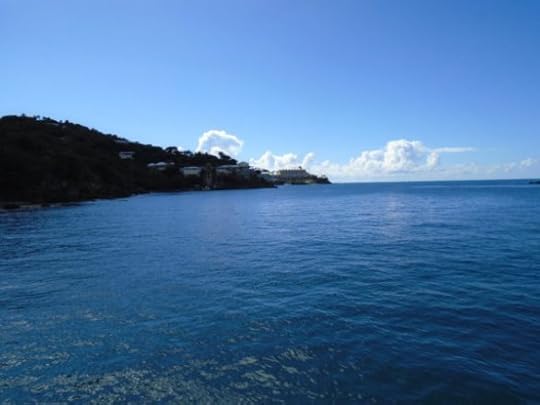 Balcony view on the Caribbean