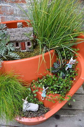 Broken Pot Fairy Container Garden Spring Photo