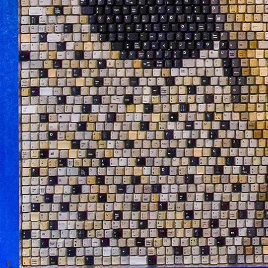 Princess Leia keyboard portrait