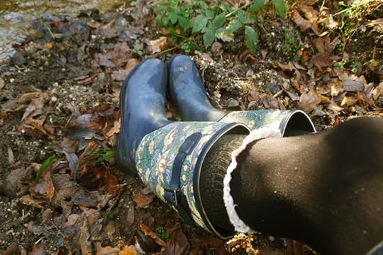 William Morris wellies