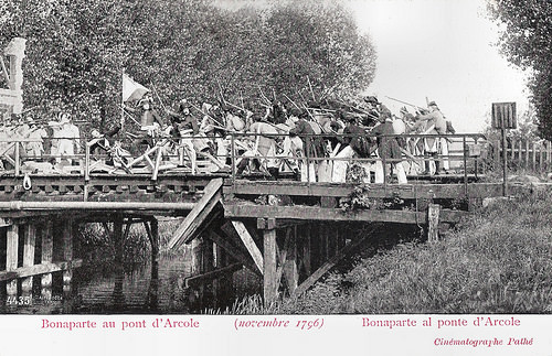 Bonaparte au pont d'Arcole (novembre 1796)