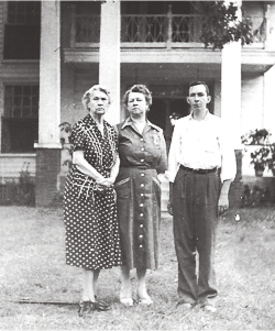 Grandmother Lilly, Mother Ruth and Jack the year the writing bug bit him. 