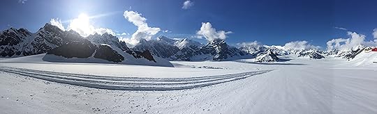 The one thing Alaska has plenty of is snow. This photo is taken on a glacier in Denali National Park.