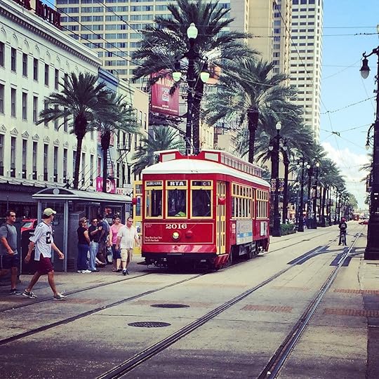 The streetcar is a regular means of public transport.