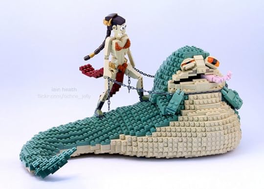 Leia vs Jabba LEGO 1