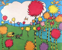 Celebrate Dr. Seuss' Birthday on March 2nd or anytime with these fun and easy kids yoga ideas. Make a truffula tree and a house for a mouse