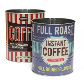 <em>Coffee</em> Tins