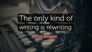 Writing and Rewriting
