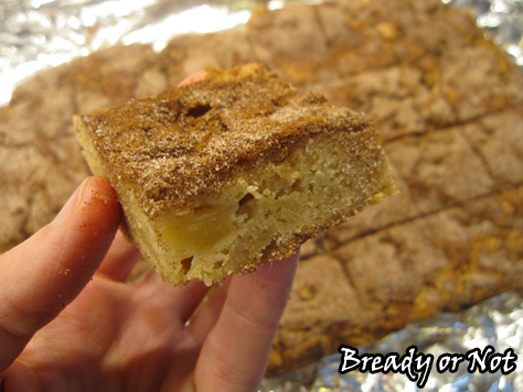 A Bready or Not Original: Apple Snickerdoodle Bars 