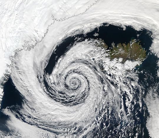 NASA Rapid Response System September 04, 2003 Low off iceland by NASA. Public domain via Wikimedia Commons.