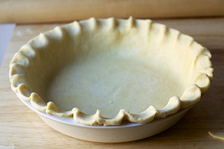 trimmed and fluted or something