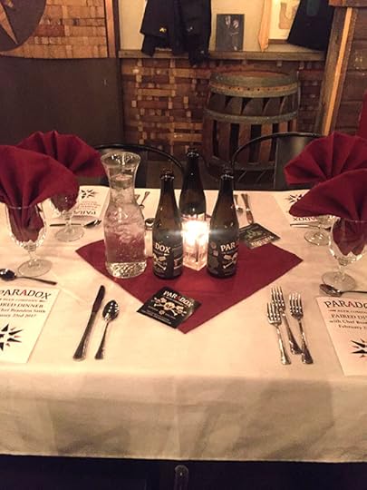 Paradox Brew Company paired dinner