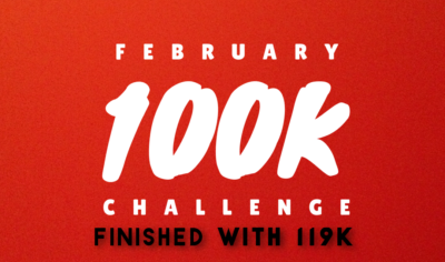 February 100k Writing Challenge