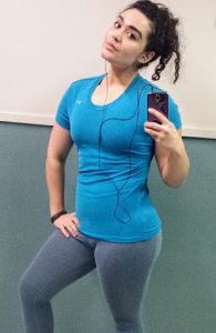 tayler shrader at the gym