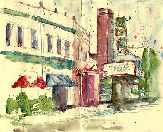 Savannah Urban Sketchers SCAD Theater