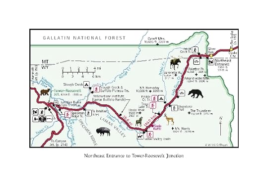 Yellowstone Treasures map