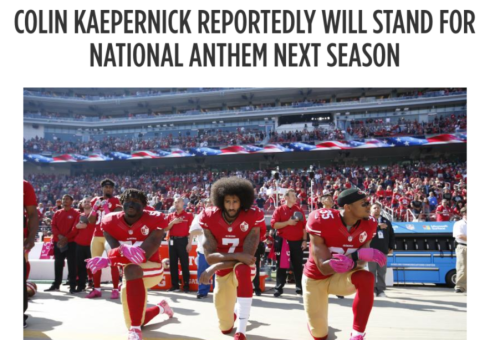 Colin Kaepernick Reportedly Will Stand for National Anthem Next Season Bleacher Report