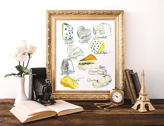 framed cheese poster