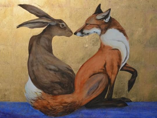 Hare, Fox, and the space between by Jackie Morris.jpg 